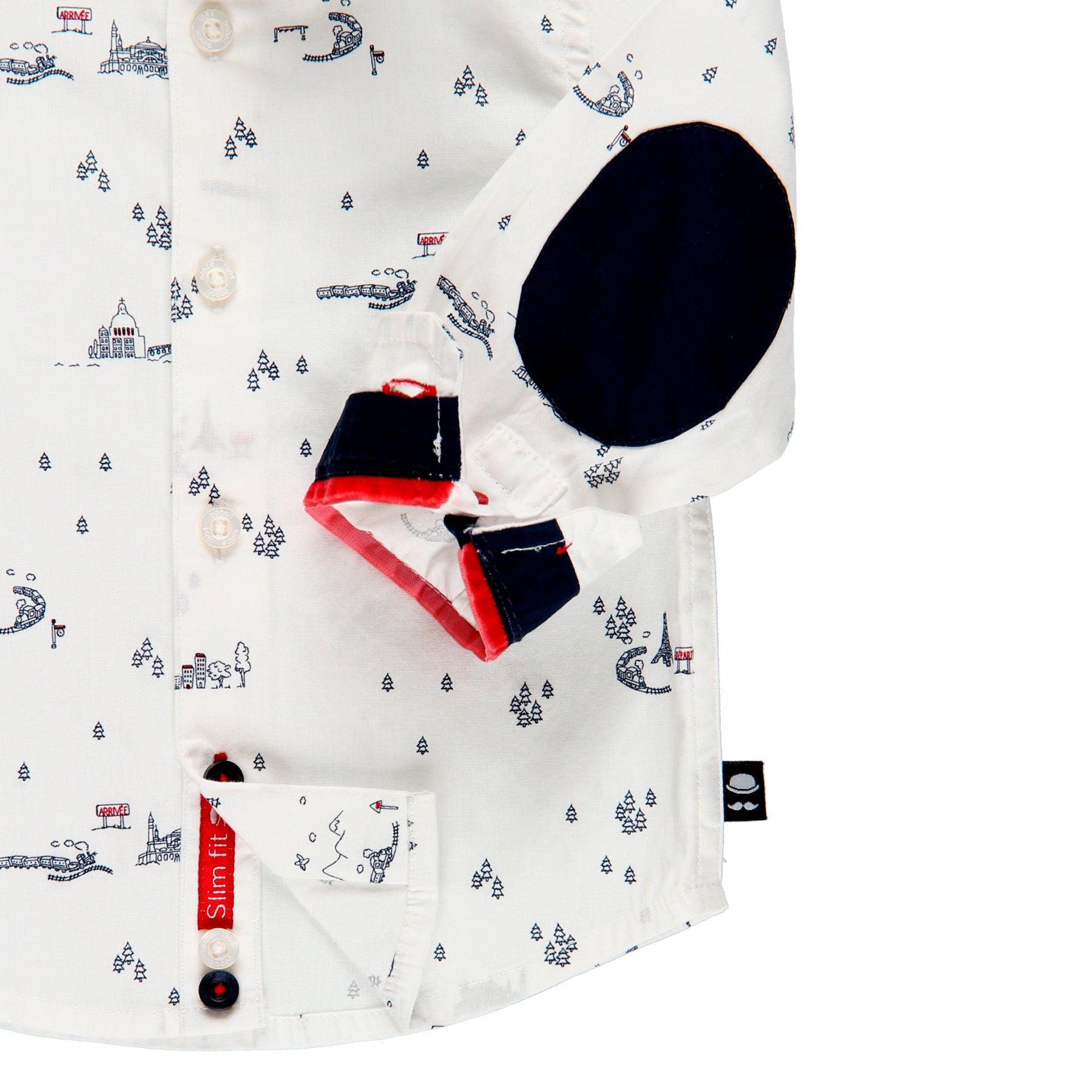 Camisa Estampada Tren BOBOLI