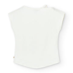 Blusa Leoparda Lentejuelas Blanca Boboli