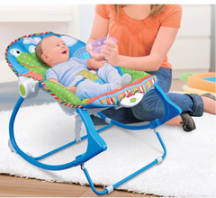 Silla Mecedora Vibradora Musical Sapo Verde modos de uso