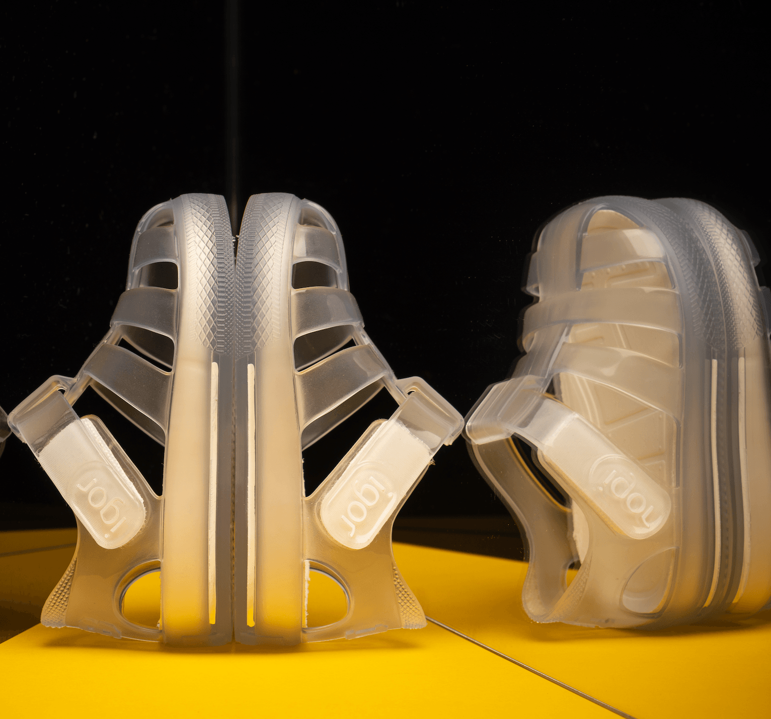 Sandalias Star Cristal Blanco Igor Cierre