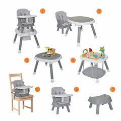 Silla Comedor Priori Seven Gris 7 EN 1 PRIORI