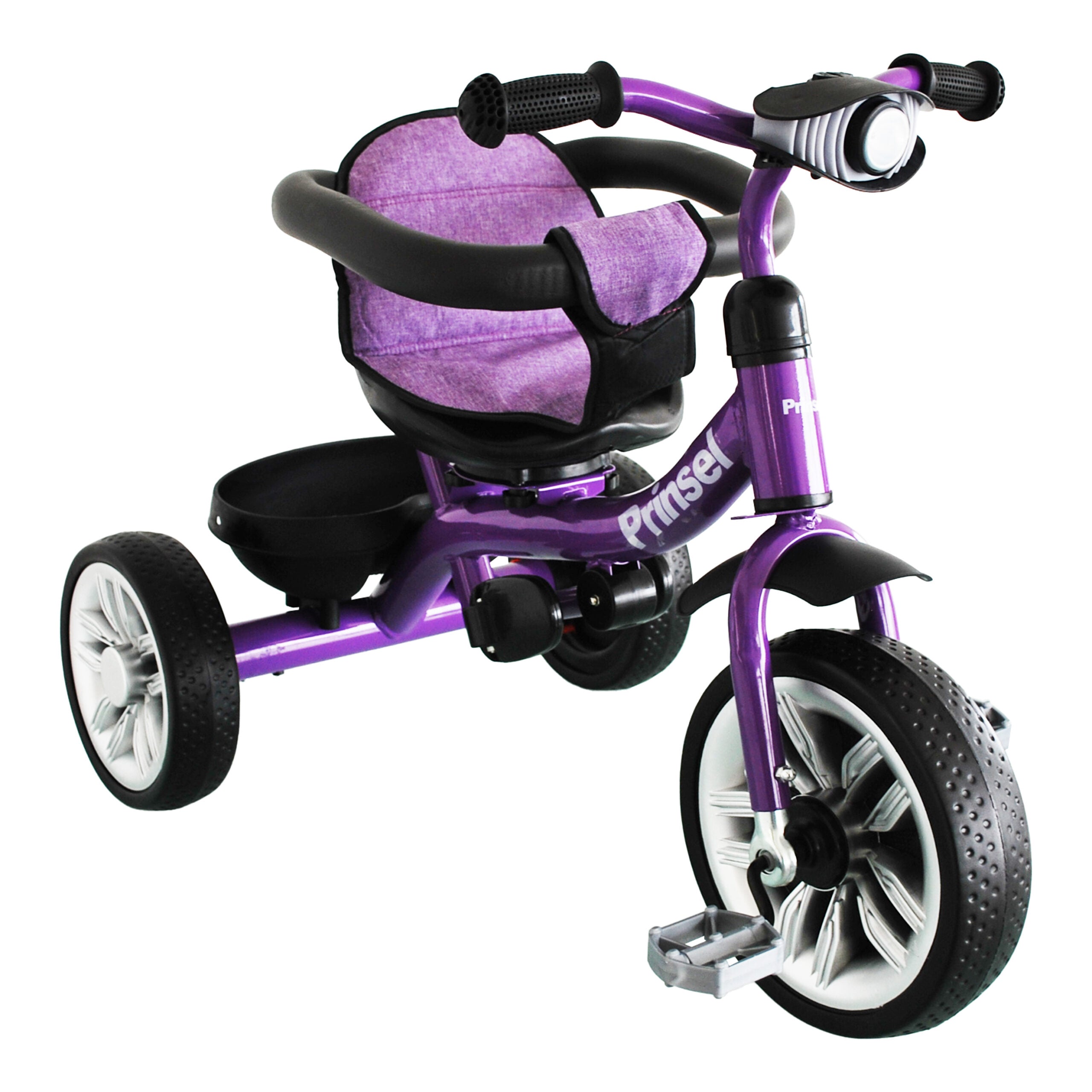 Triciclo Sun 360 Grados Purpura Prinsel Travesuras Infantiles