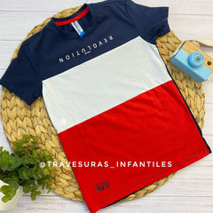 Camiseta Bloques Colores BAKANCITOS