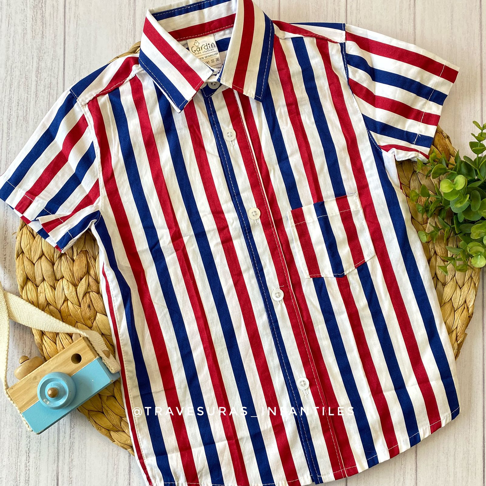 Camisa Rayas Niño GARDIN