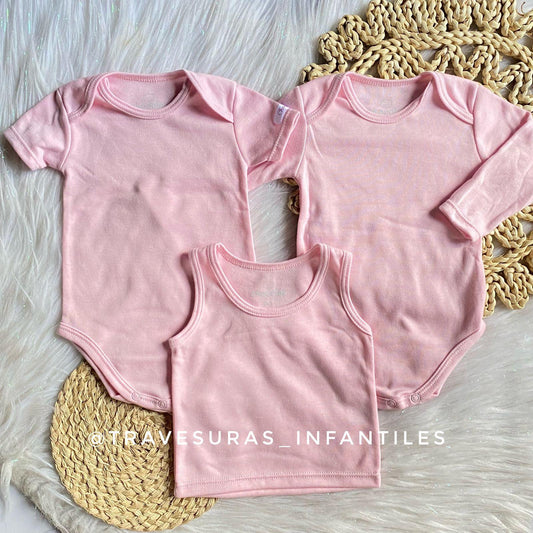 Set X2 Bodys Y Camisilla Rosado