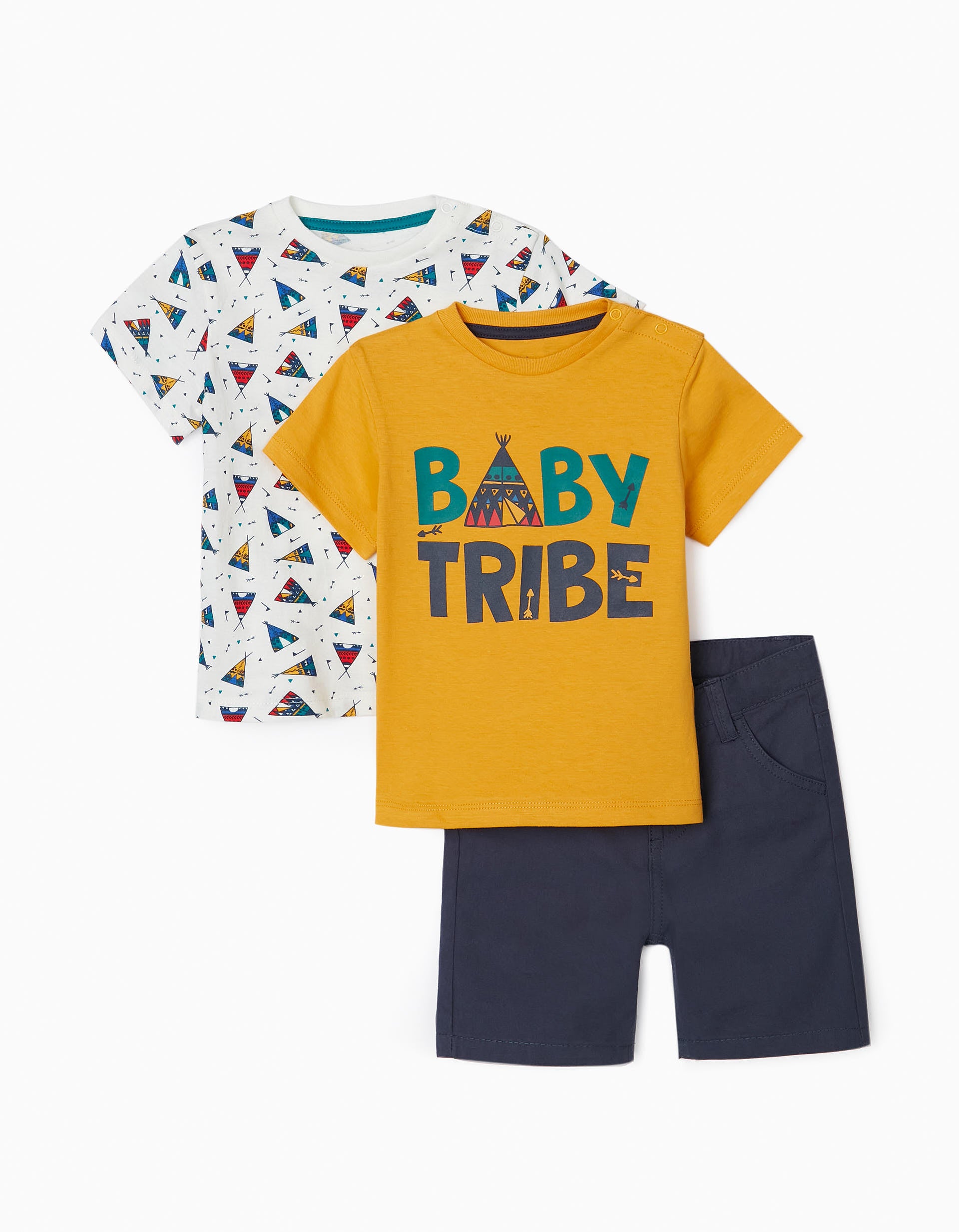 CONJUNTO 3 PIEZAS BABY TRIBE ZIPPY