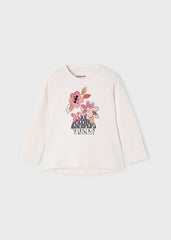 Blusa Manga Larga Estampada Flores Mayoral