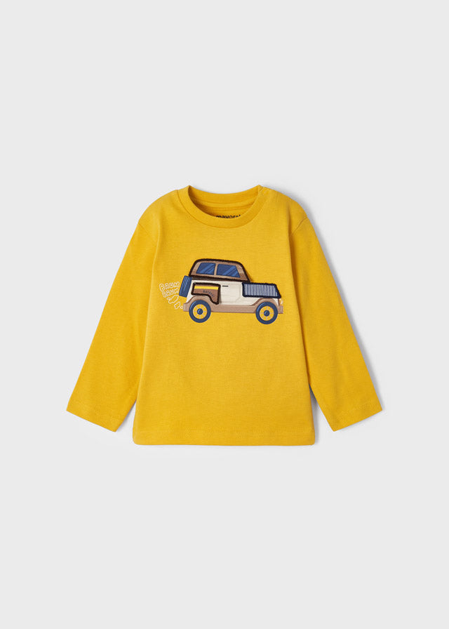 Camiseta Manga Larga Play Car MAYORAL