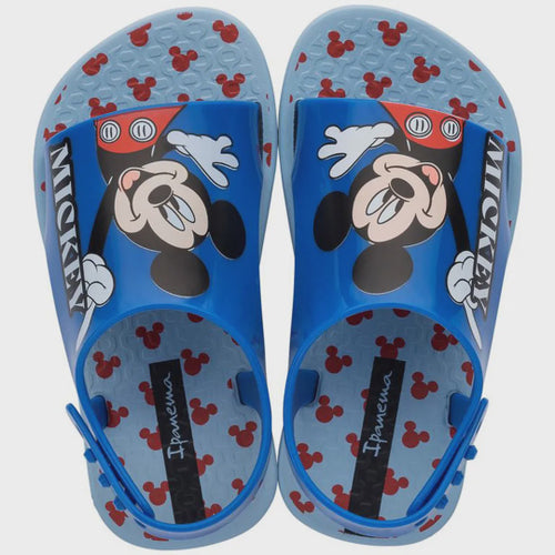 Sandalias Mickey Disney Azul Diseño