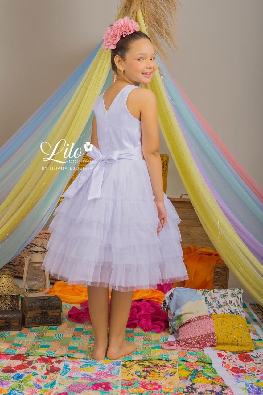 Vestido Zita Blanco Lilo