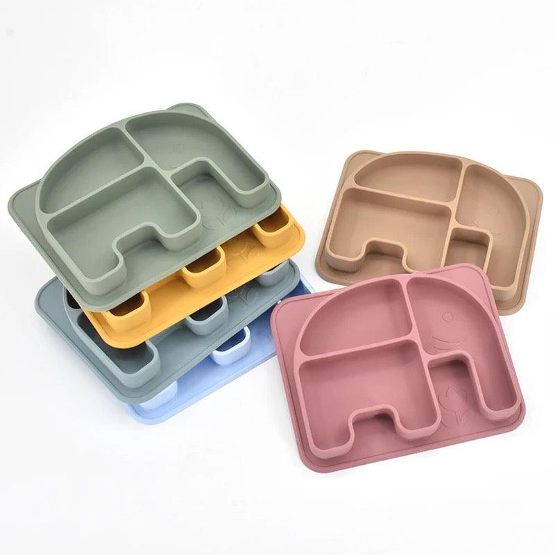 Plato En Silicona Elefante Pequeño