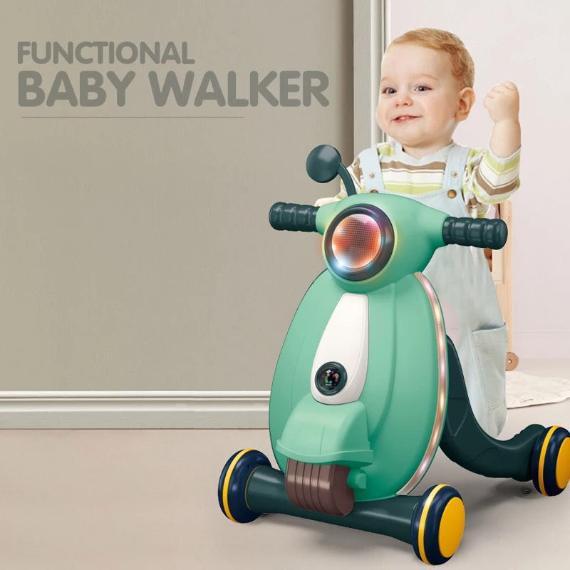 Andadera Moto Multifuncional Naranja Baby Walker – Travesuras Infantiles