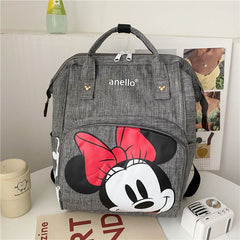 Pañalera Morral Minnie Mouse Gris