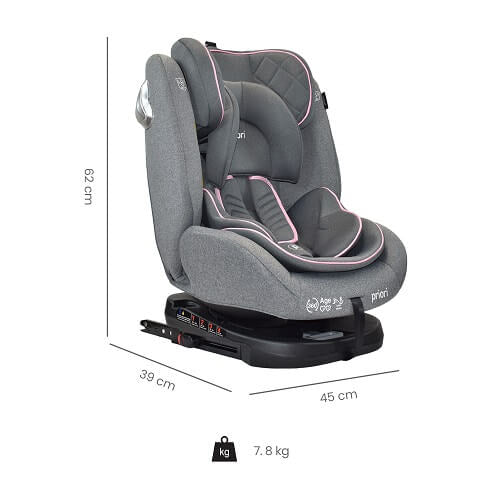 Silla de Seguridad Para Carro Coche Bebes Porta Bebe Infant Car Seat Purple  NEW