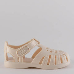 Sandalias Tobby Solid Marfil Igor Estilo