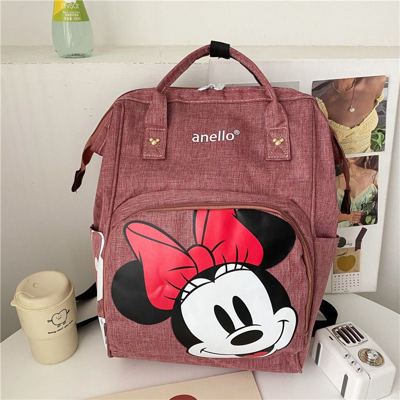 Pañalera Morral Minnie Mouse Rosa