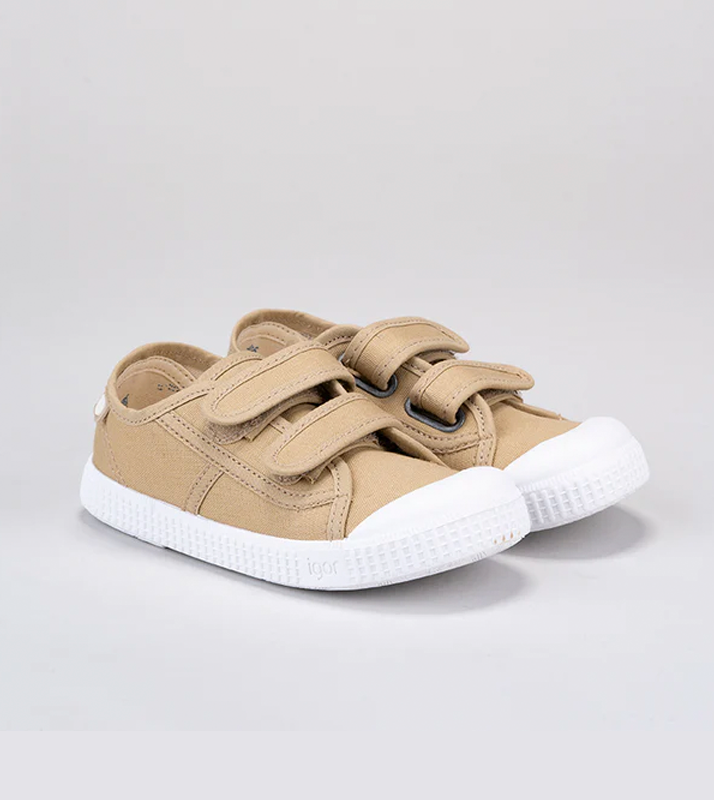 Tenis Berri Velcro Beige Igor