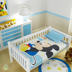 Cobijan Disney Mickey Niño Travesuras Infantiles