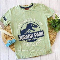 Camiseta Estampada Jurassik Park POCHOLOS