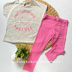 Conjunto 2 Piezas Leggins True Friends