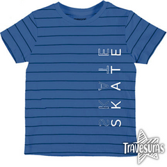 Camiseta Rayas Azul Skate MAYORAL