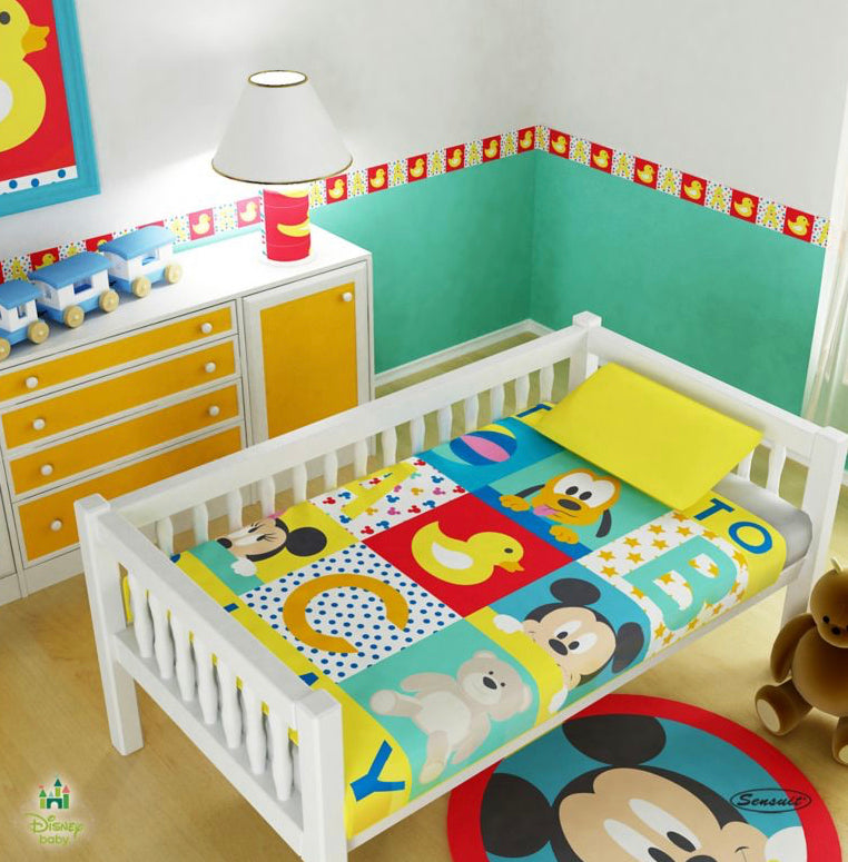 Cobija Disney Mickey Niño Estampado Surtido Cuadros