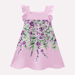 Vestido Morado Flores Milon MILON