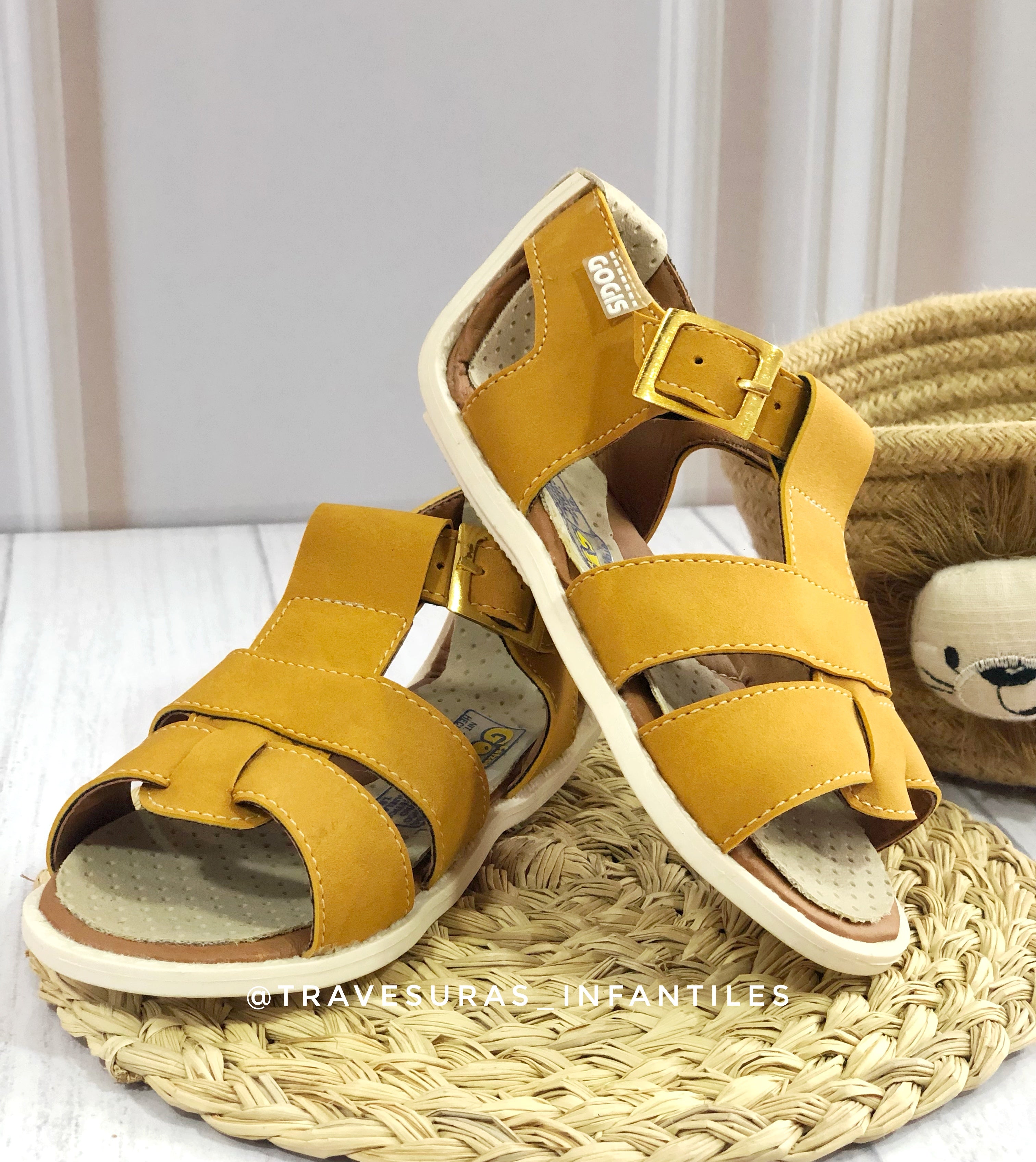 Sandalias No Tuerce Camel Estilo