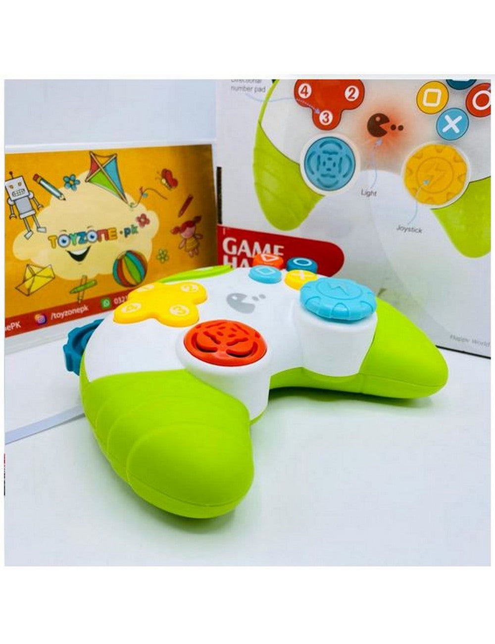 Control Didáctico Pacman Con Luces Y Sonido Diseño