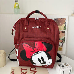 Pañalera Morral Minnie Mouse Roja