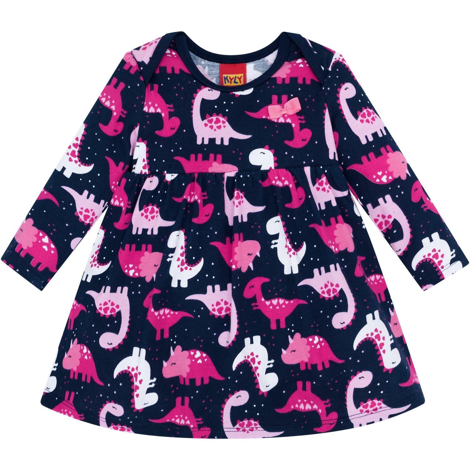 Vestido Estampado Dino Kyly KYLY