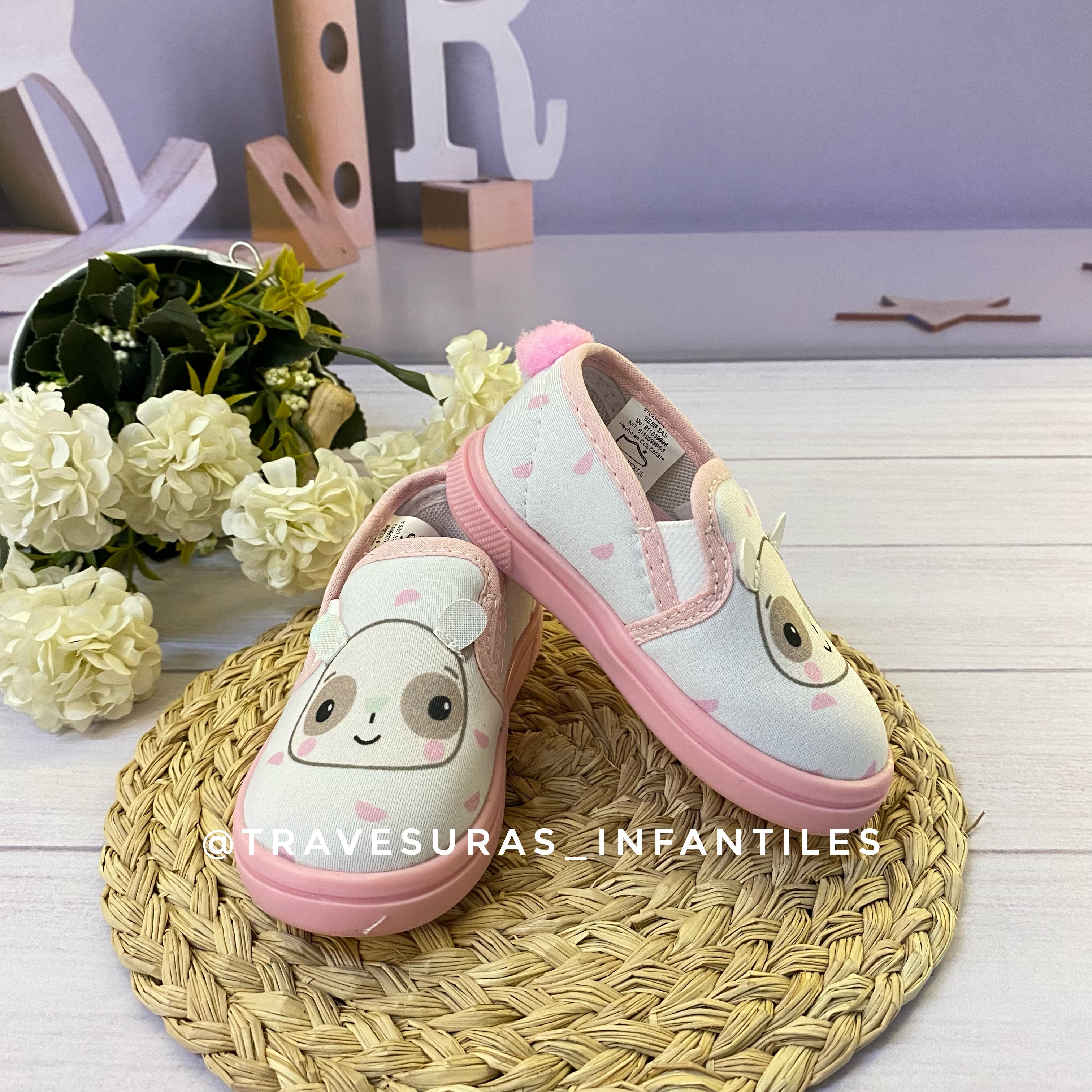 Tenis Vans Maya Rosa Fisher Price Diseño