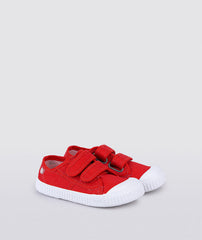 Tenis Berri Velcro Rojo Igor