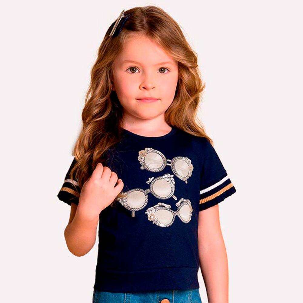 Blusa Lentes Navy Niña Milon MILON