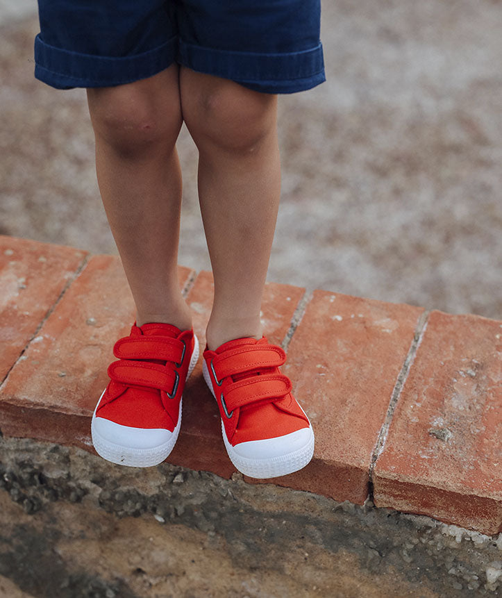 Tenis Berri Velcro Rojo Igor Uso