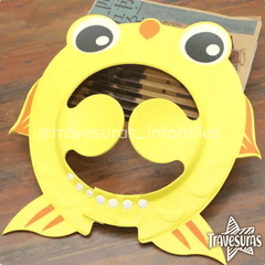 Gorro Protector De Baño Pez Travesuras Infantiles