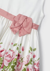 Vestido Estampado Flores Rosado MAYORAL