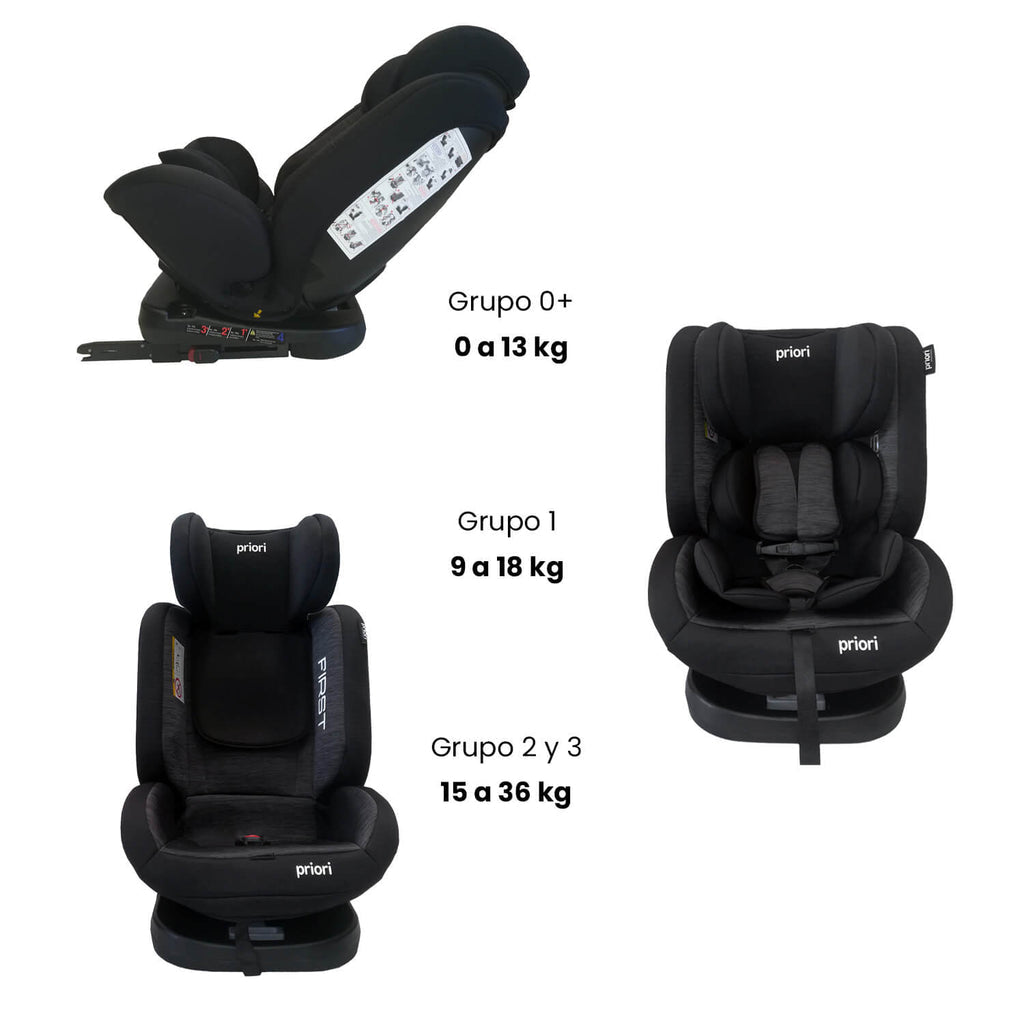 Silla De Carro First Plus Priori Negro PRIORI