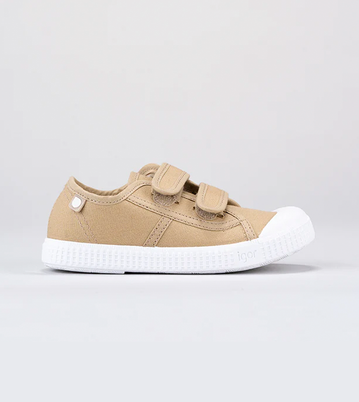 Tenis Berri Velcro Beige Igor Estilo