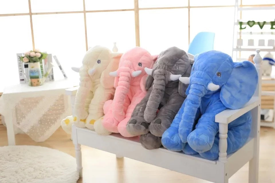 ALMOHADA ELEFANTE 60CM AZUL Travesuras Infantiles