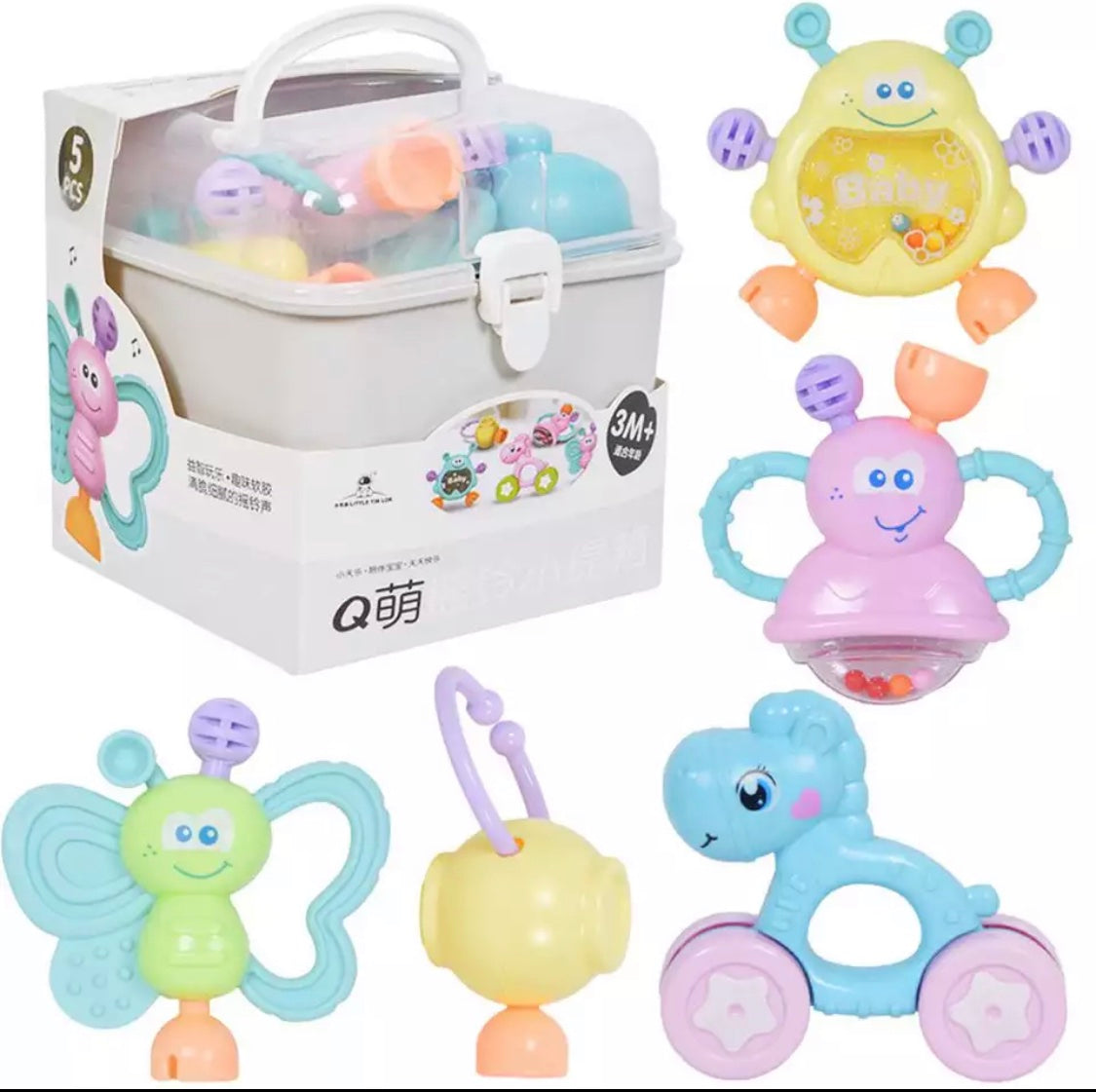 Caja De Sonajeros Travesuras Infantiles