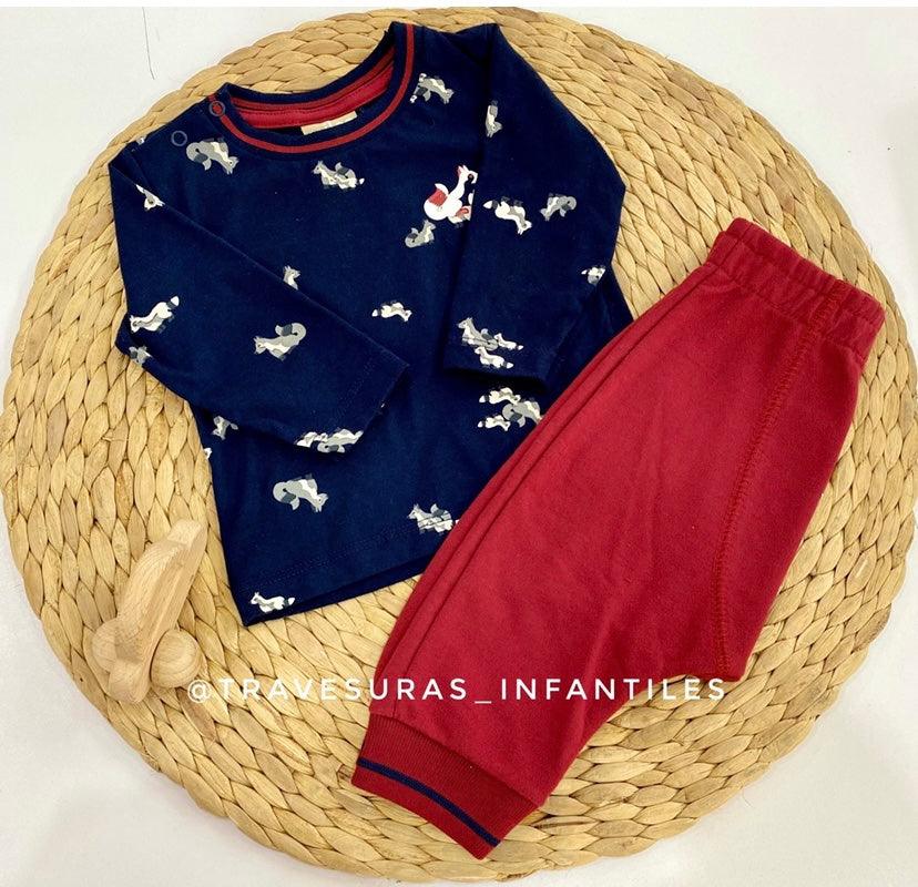 Conjunto Zorros 2 Piezas para Bebé Milon