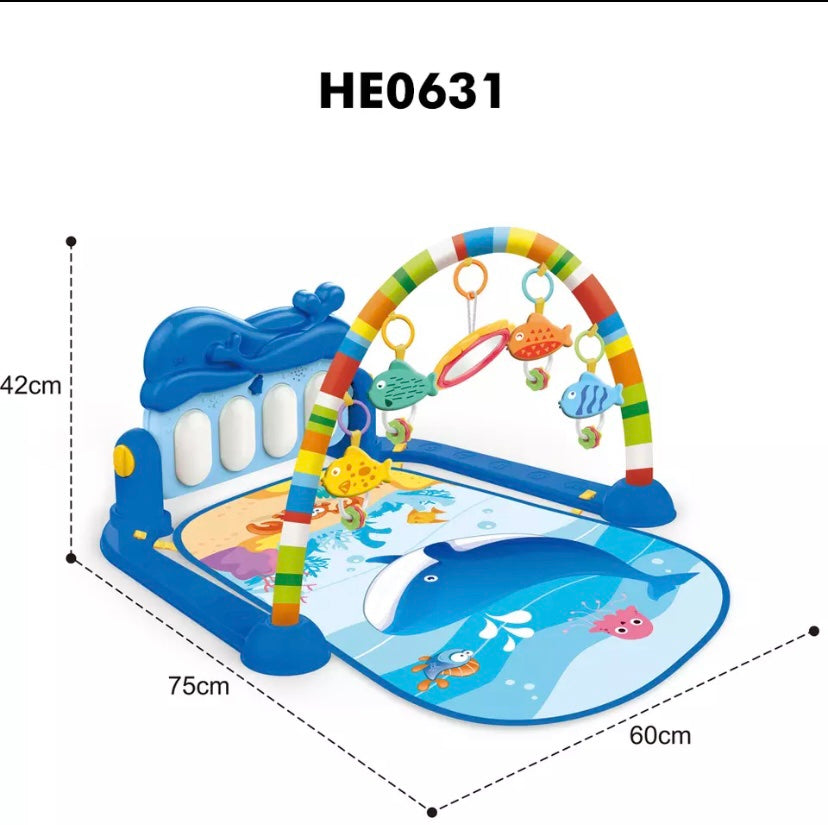 Gimnasio Piano Baby Ballena medidas