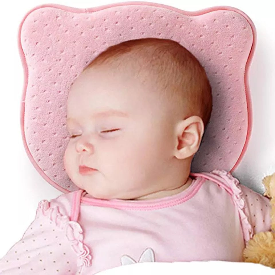 Almohada Para Bebé Ortopédica De Aloe Osito Niña