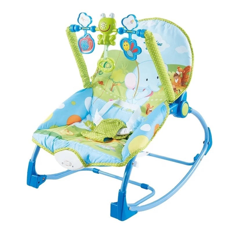 Silla Mecedora Rocker Elefante Verde Travesuras Infantiles