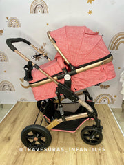 Coche Moisés Milano Rosa Maxibaby Cubrepiés