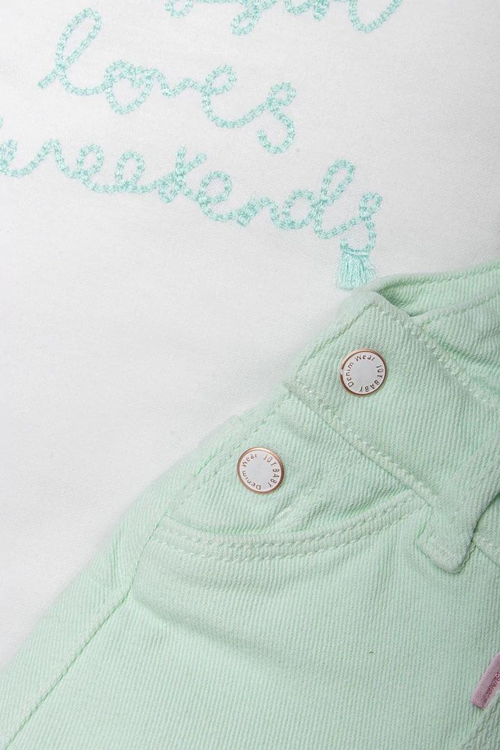 Braga Colores Love JOY BABY verde detalle