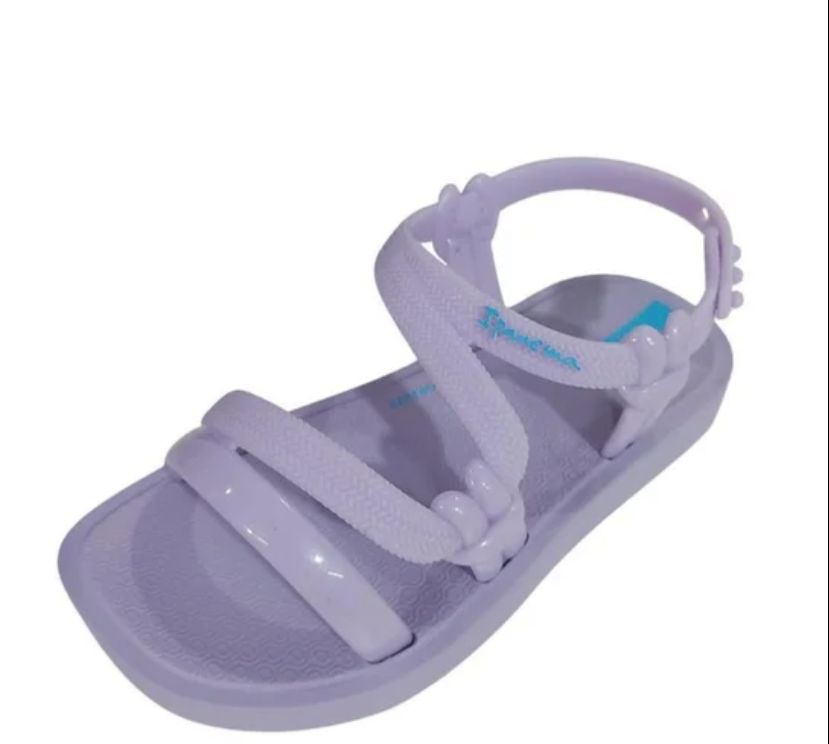 Sandalias Solar Infantil Lila Detalles